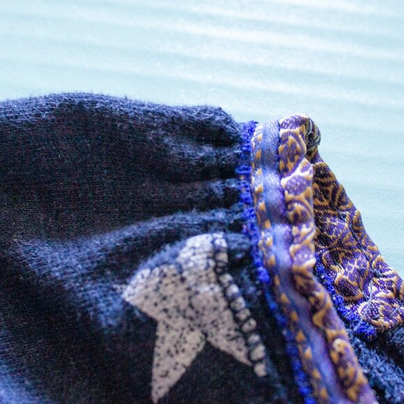 Old Navy - Navy Blue Star Spangled Oversized Sweatshirt  - Womens XXL - Picture 4 of 6